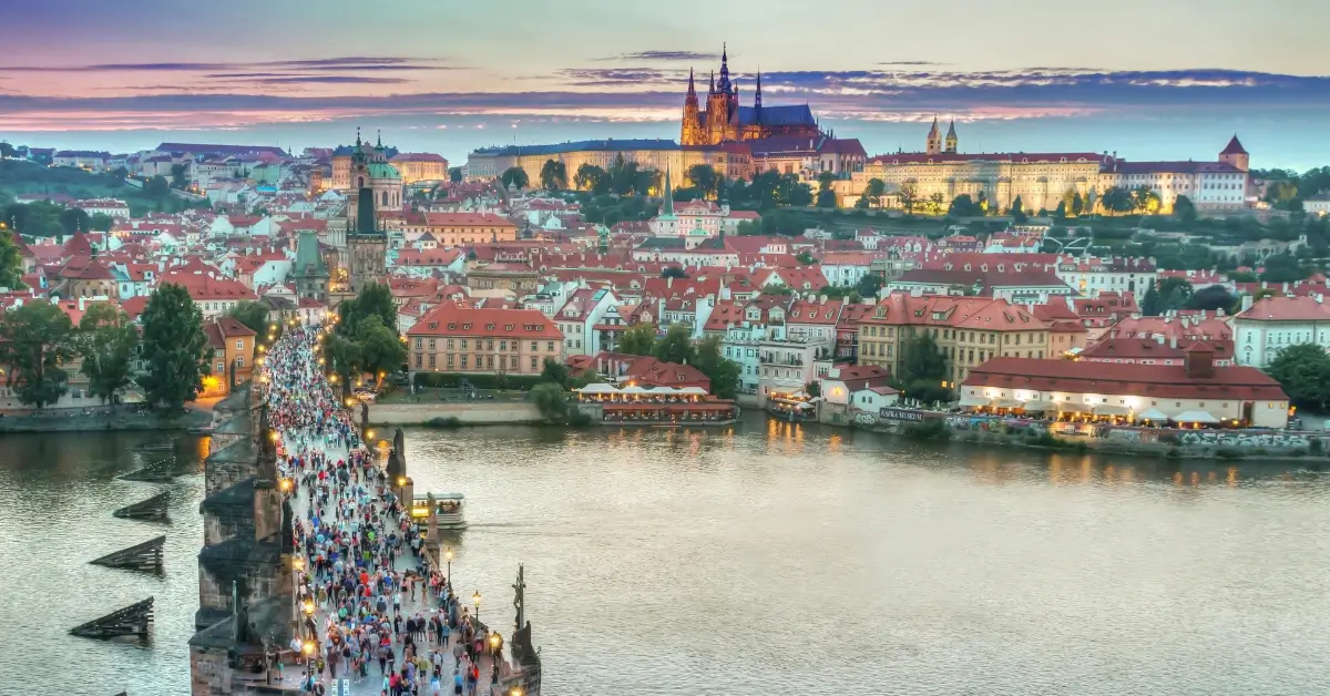 eastern europe travel safety beautiful view of prague
