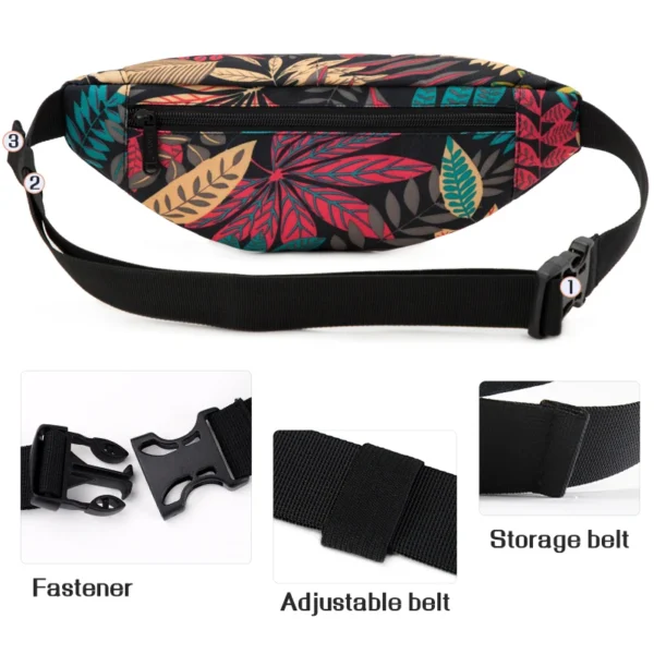 kf Se86e994058ed4f64a196fac2c4f6d10ea TINYAT Men Fashion Leaf Pattern Multi functional Waterproof Outdoor Riding Sports Waist Pack Chest Bags