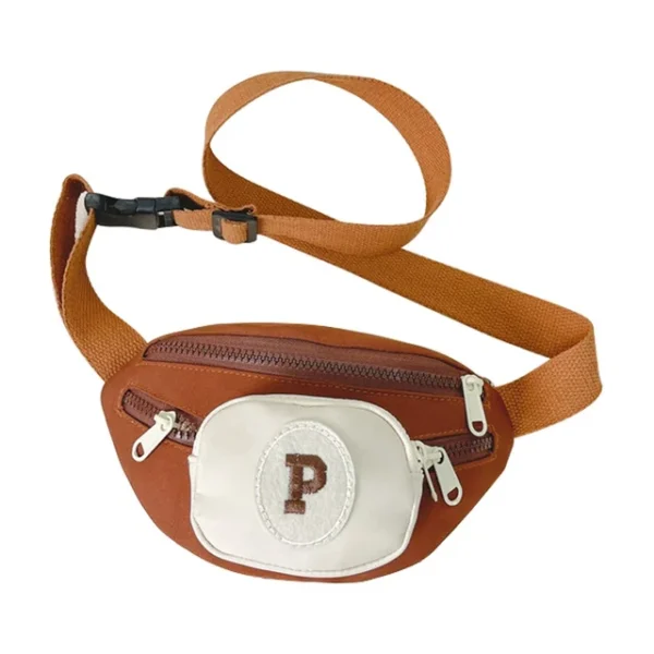 Fanny Packs for Kids Brown White